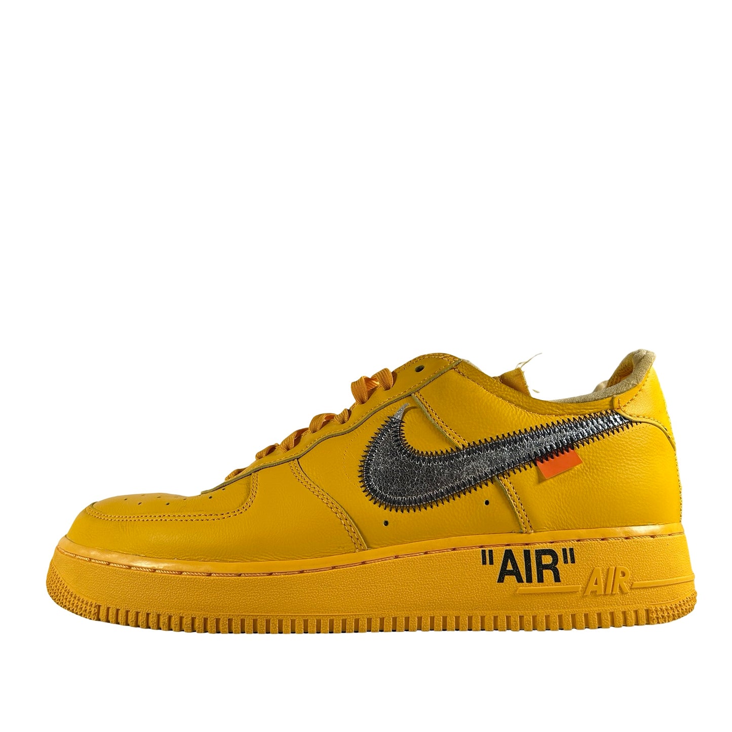 DD1876 700 Nike Air Force 1 Low Off-White ICA University Gold [USED] - 10.5 M (Used)
