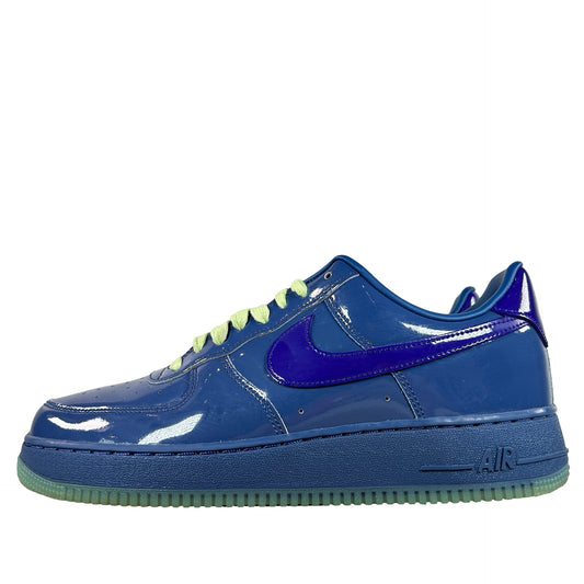 IO4489 400 Nike Air Force 1 Low Patent Leather Mystic Navy Grape Ice [USED] - 10 M (Used)