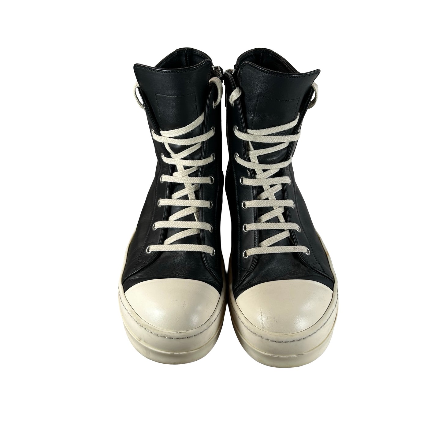 RU01C4890 LPO 911 Rick Owens EDFU High 'Black Milk' [USED] - EU 42 (Used)