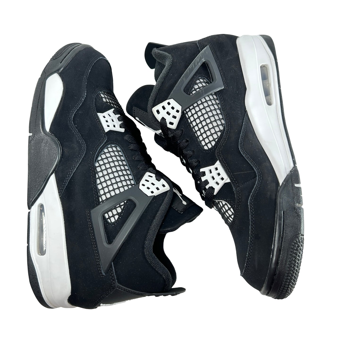 FQ8138 001  Jordan 4 Retro White Thunder [USED] - 10 M (Used6)