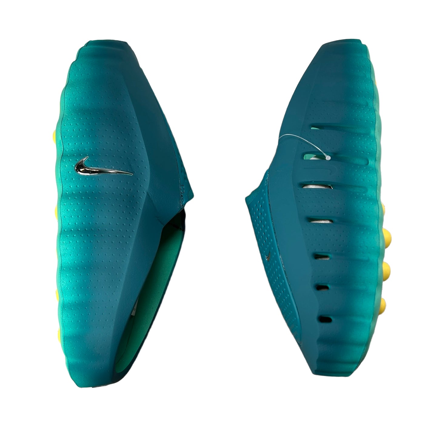HQ4307 301 Nike Mind 001 Slide Geode Teal Light Menta - 11 M (Dent On Left Foot)
