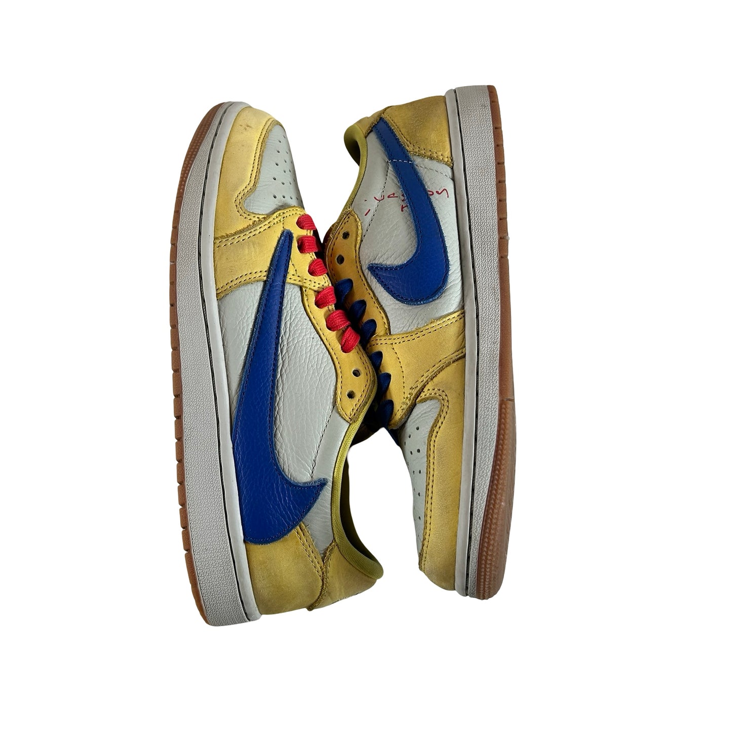 DZ4137 700 Jordan 1 Retro Low OG SP Travis Scott Canary (Women's) [USED] - 9 W (Used4)