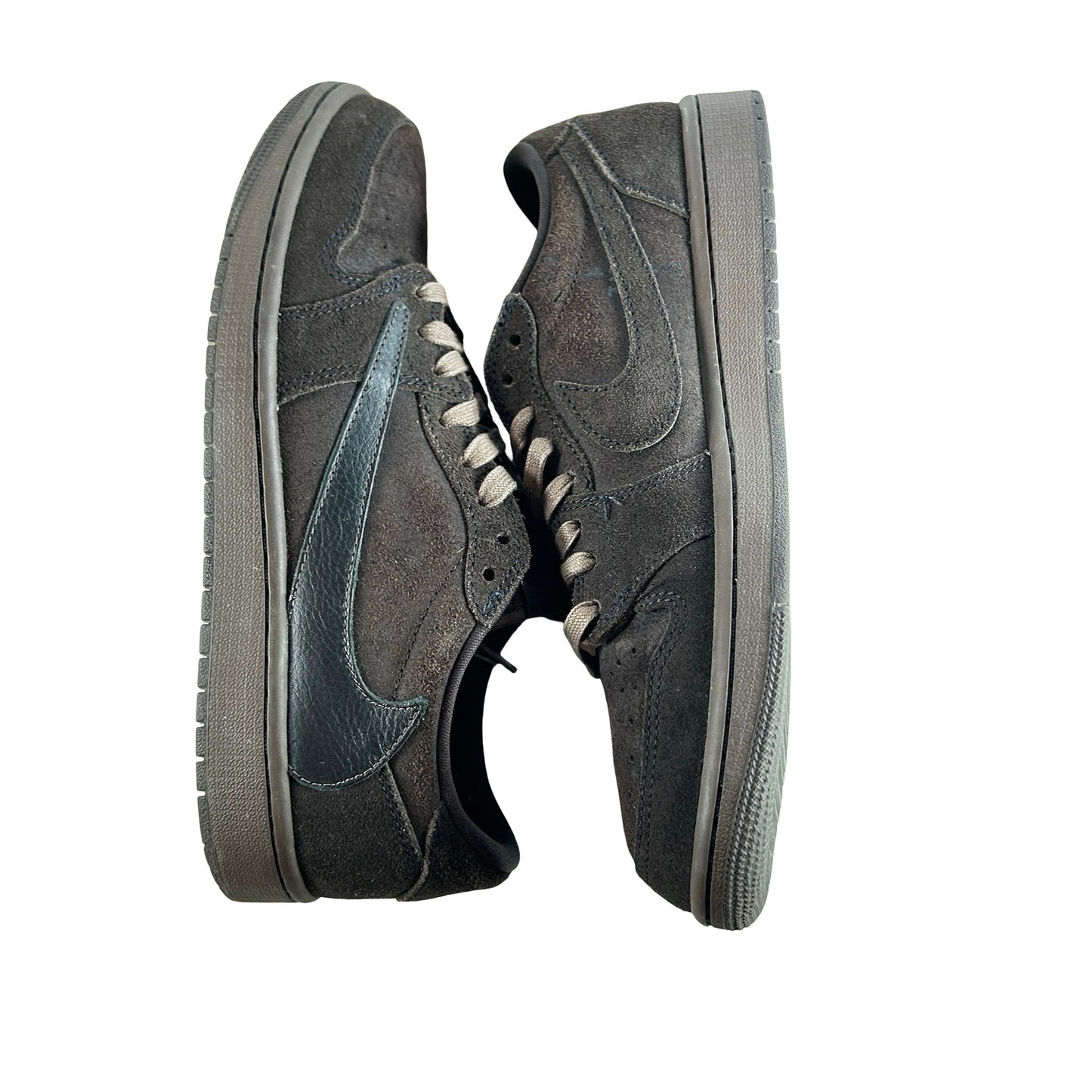 DM7866 202 Jordan 1 Retro Low OG SP Travis Scott Velvet Brown [USED] - 9 M (Used10)
