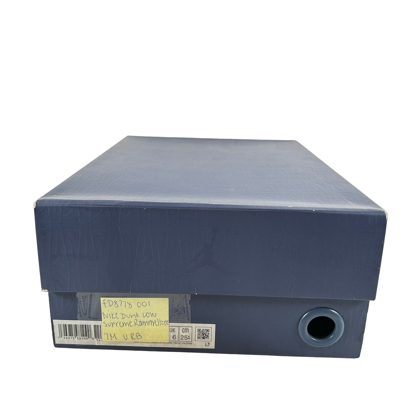 FD8778 001 Nike SB Dunk Low Supreme Rammellzee [USED] - 7 M (Used) (Replace Box)