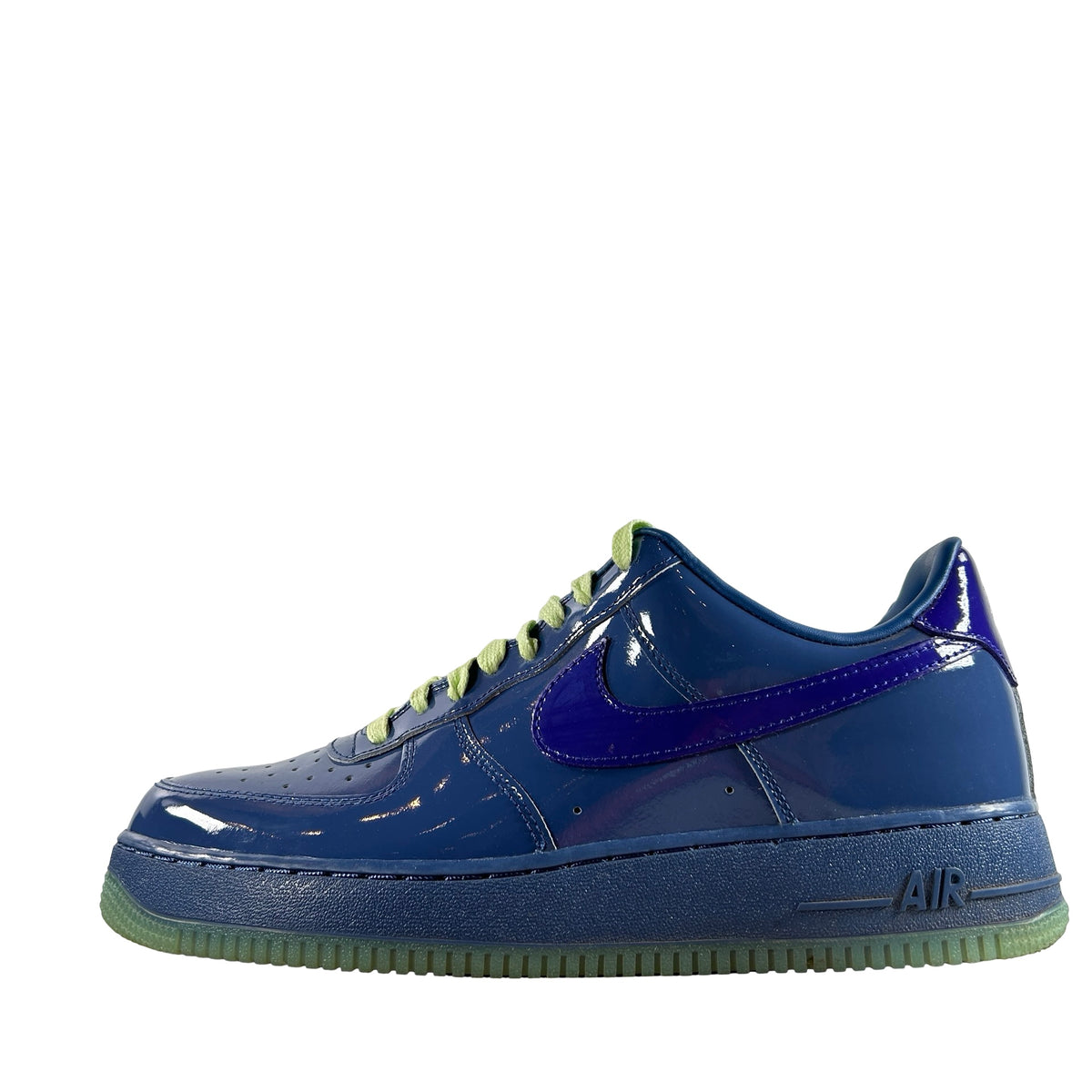 IO4489 400 Nike Air Force 1 Low Patent Leather Mystic Navy Grape Ice [USED] - 10.5 M (Used2)