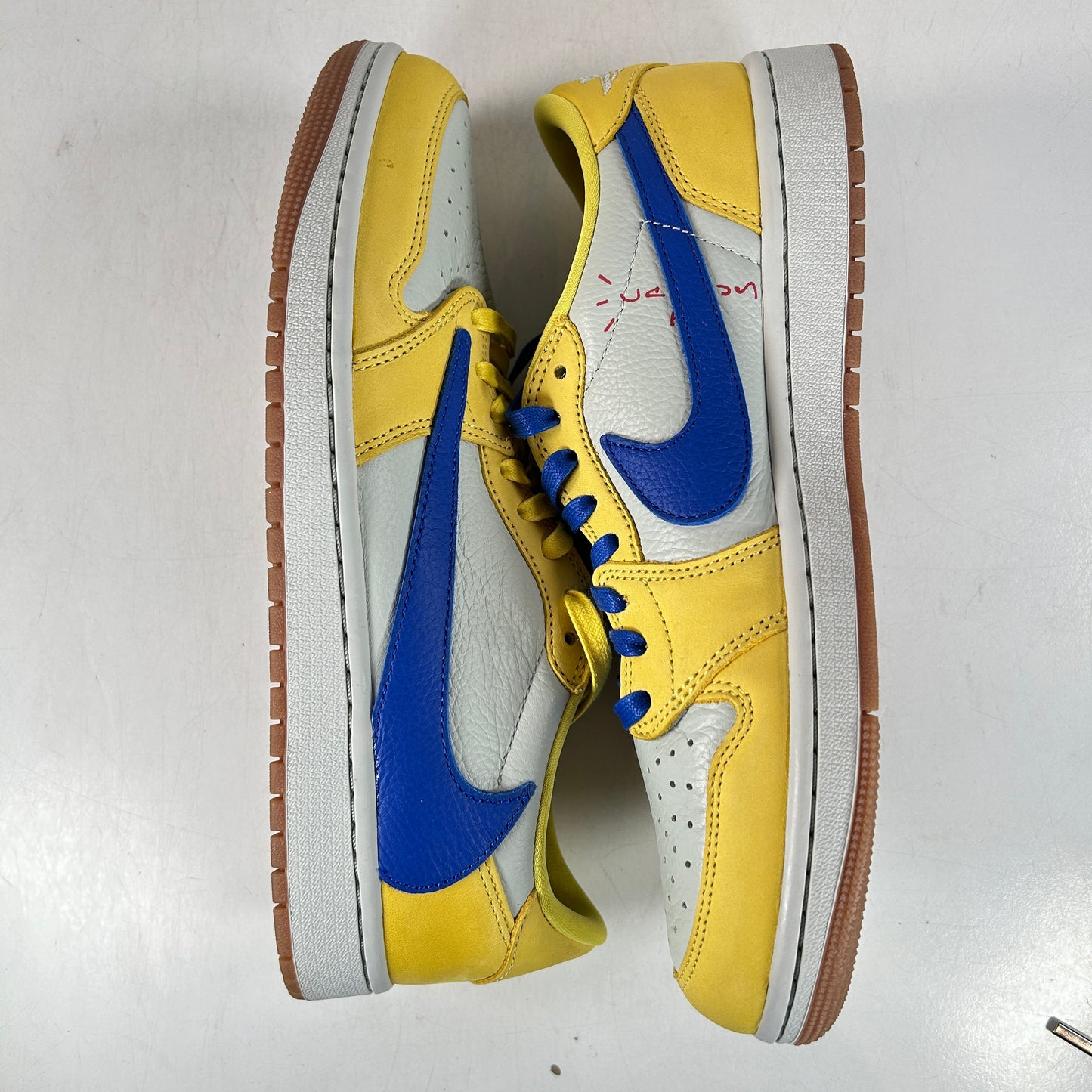 DZ4137 700 Jordan 1 Retro Low OG SP Travis Scott Canary (Women's) [USED] - 10.5 W (Used3)