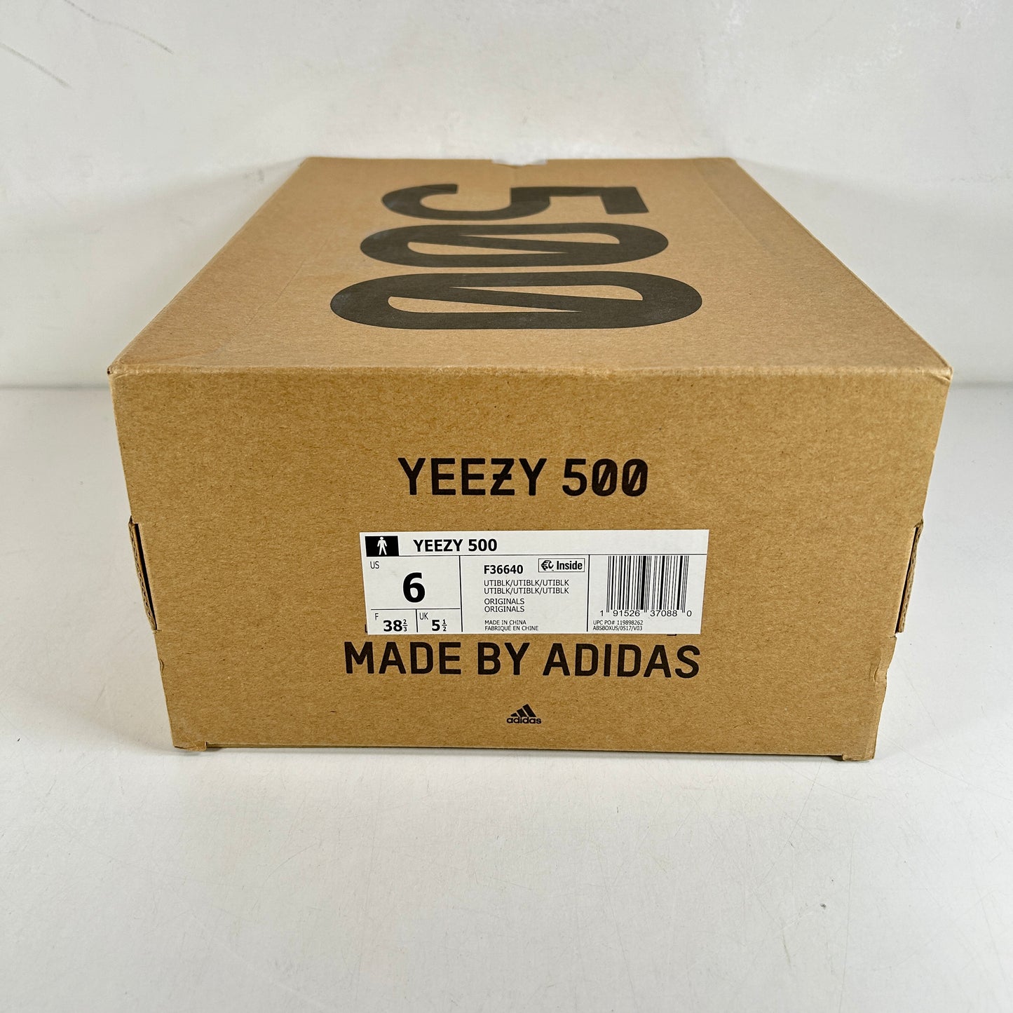 F36640 Adidas Yeezy 500 Utility Black [USED] - 6 M (Used)