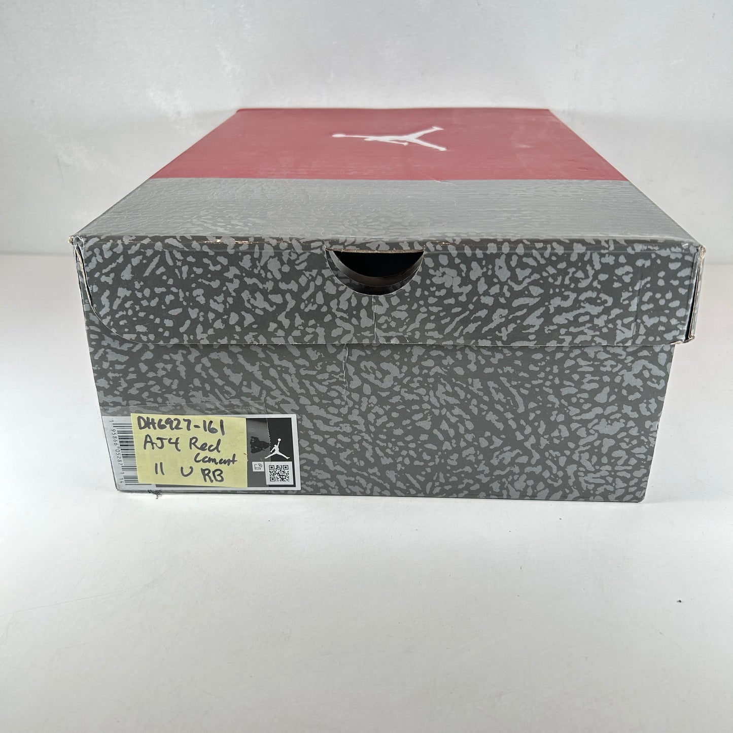 DH6927 161 Jordan 4 Retro Red Cement [USED] - 11 M (Used) (Replace Box) (Missing Right Insole)