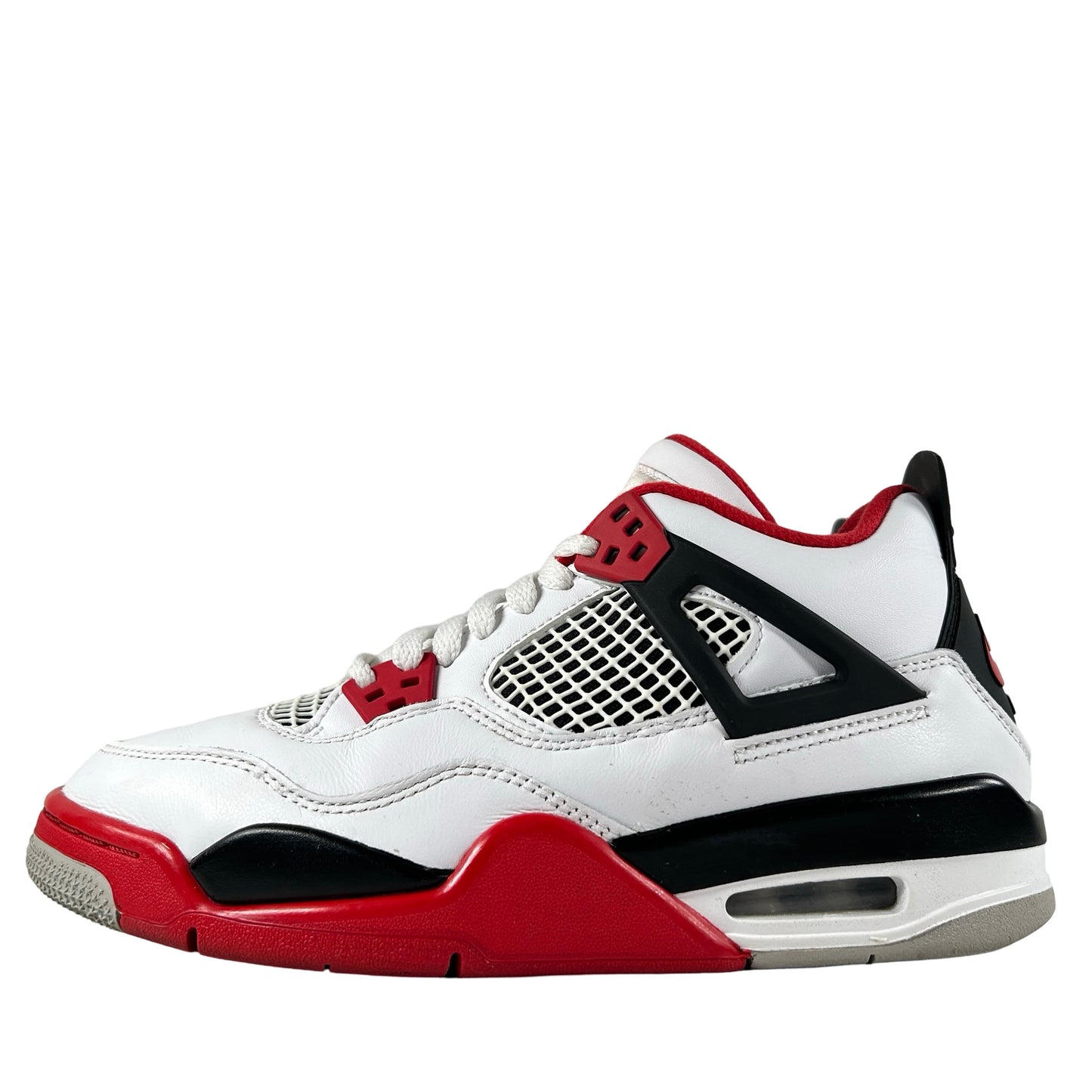 408452 160 Jordan 4 Retro Fire Red (2020) (GS) [USED] - 6.5 Y (Used) (No Box)