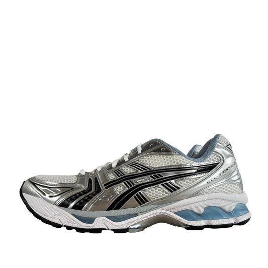 1203A961 101 ASICS Gel-Kayano 14 JJJJound White Blue [USED] - 9.5 M (Used) (No Box)