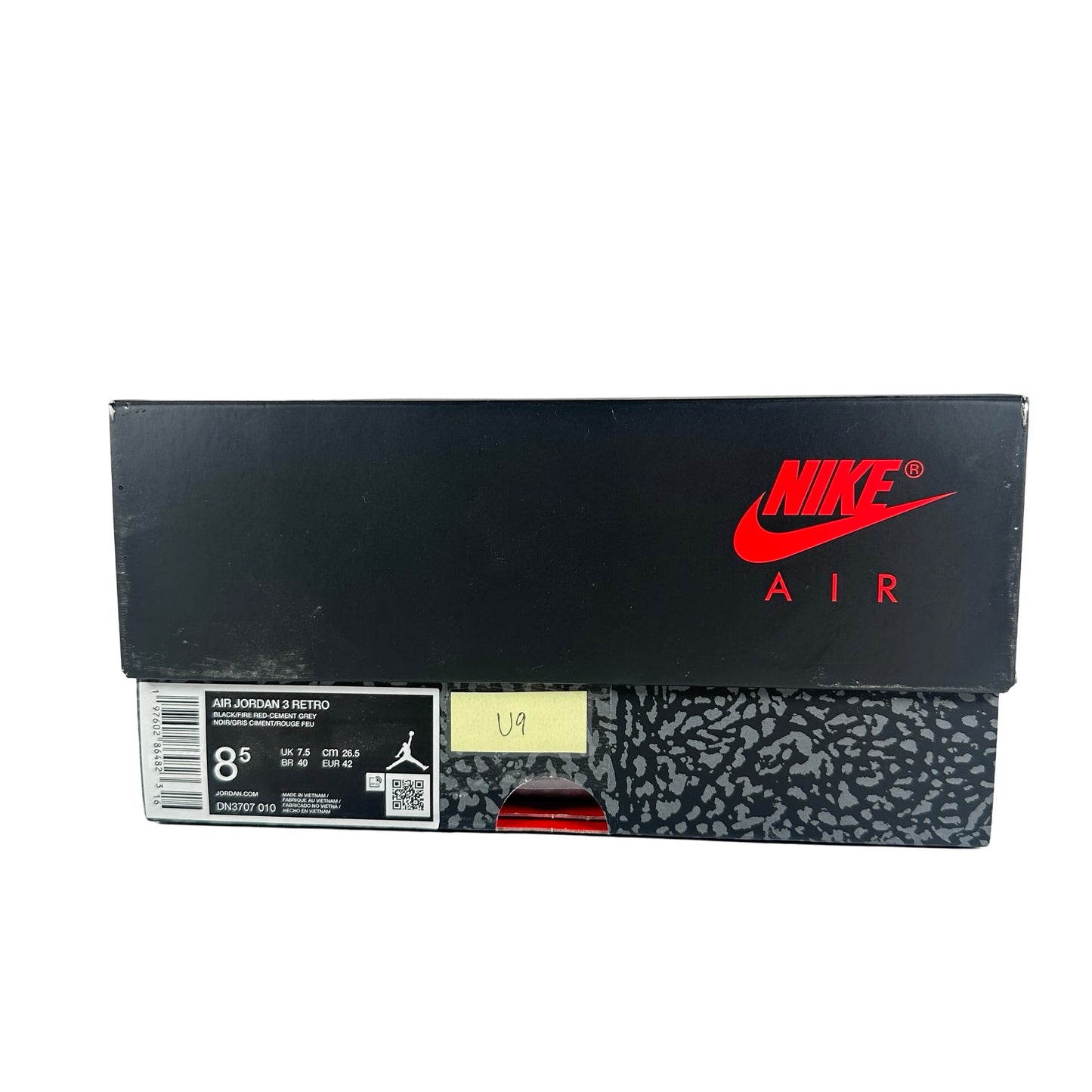 DN3707 010 Jordan 3 Retro Black Cement Reimagined (2024) [USED] - 8.5 M (Used9)