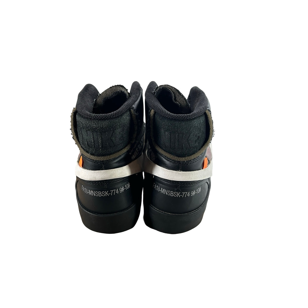 AA3832 001 Nike Blazer Off-White Black [USED] - 9.5 M (Used2)