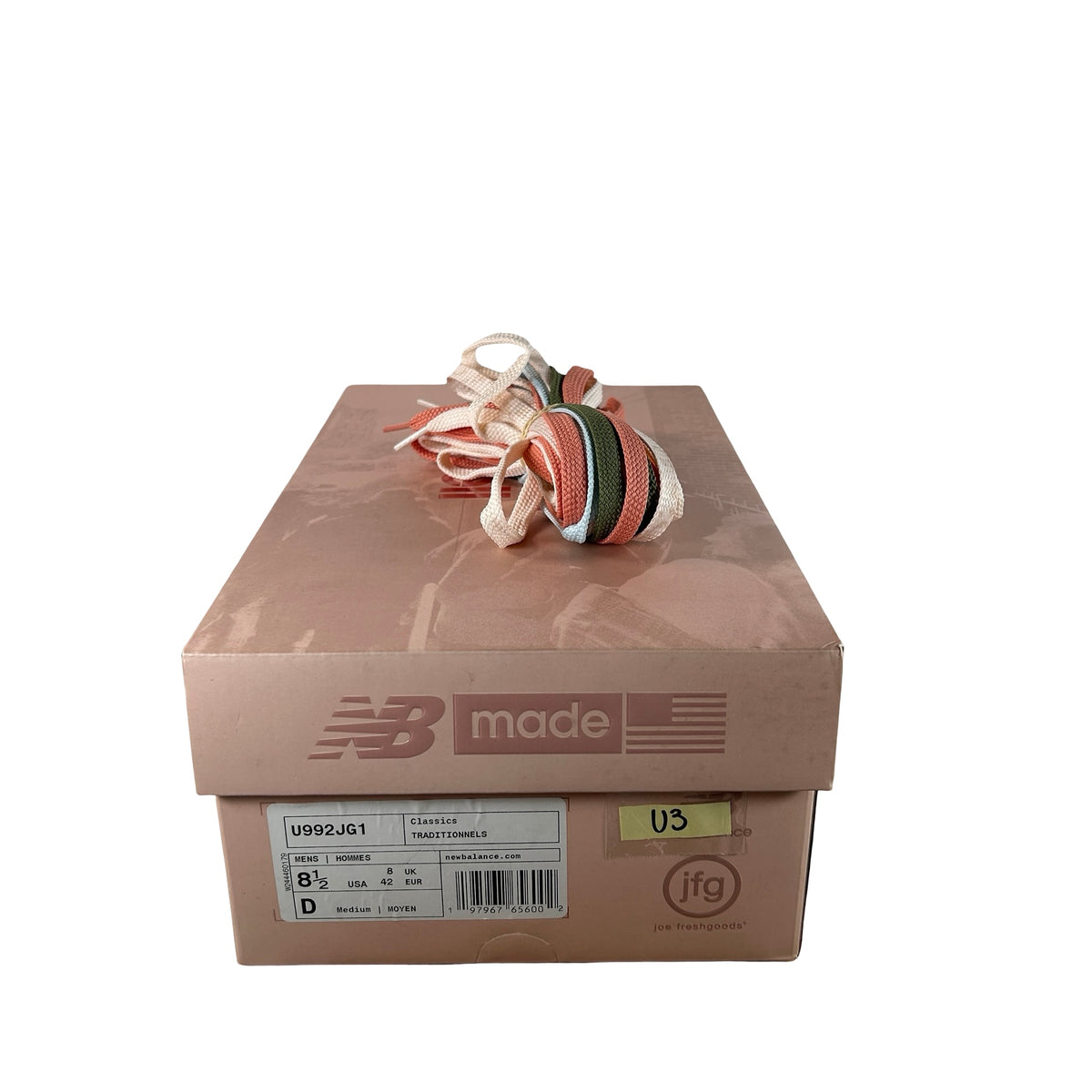 U992JG1 New Balance 992 MiUSA Joe Freshgoods Aged Well [USED] - 8.5 M (Used3)