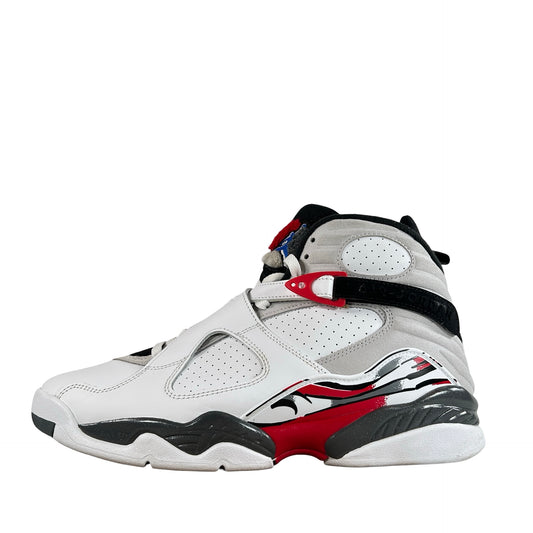 305381 100 Jordan 8 Retro White True Red (2025) [USED] - 10.5 M (Used3)