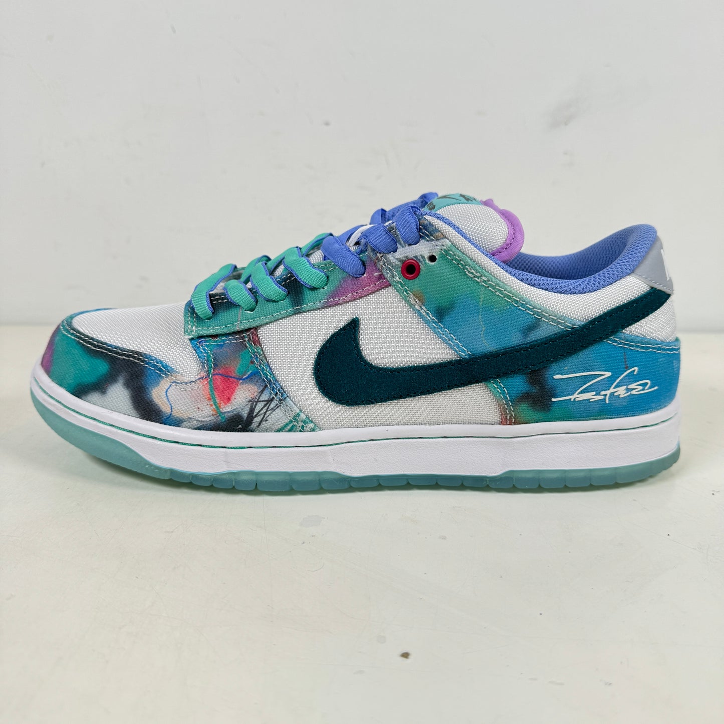 HF6061 400 Nike SB Dunk Low Futura Laboratories Bleached Aqua [USED] - 10 M (VNDS)