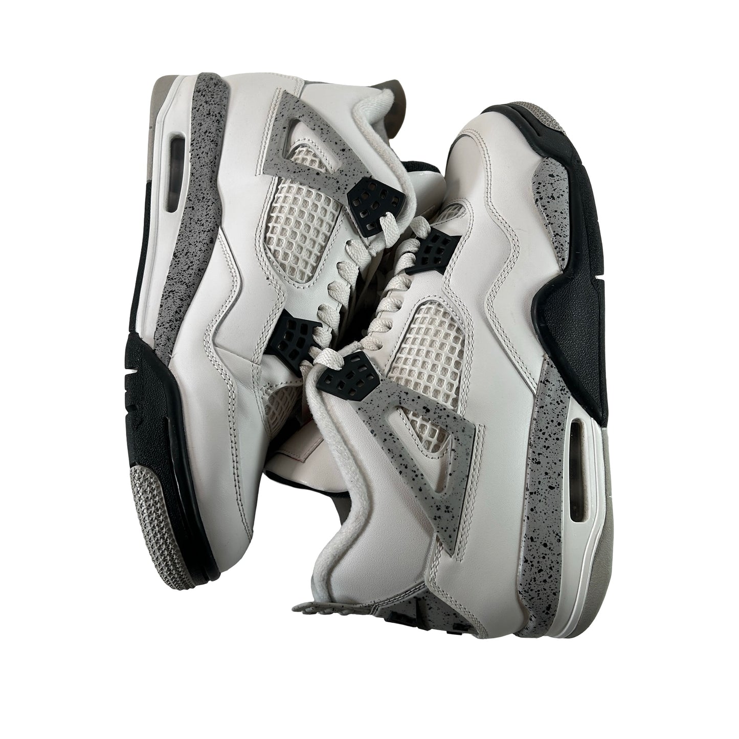 FV5029 100 Jordan 4 Retro White Cement (2025) [USED] - 8.5 M (Used) (No Box)