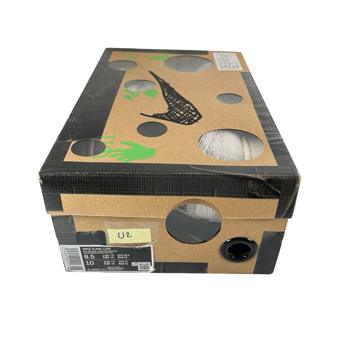 DJ0950 111 Nike Dunk Low Off-White Lot 16 [USED] - 8.5 M (Used2)