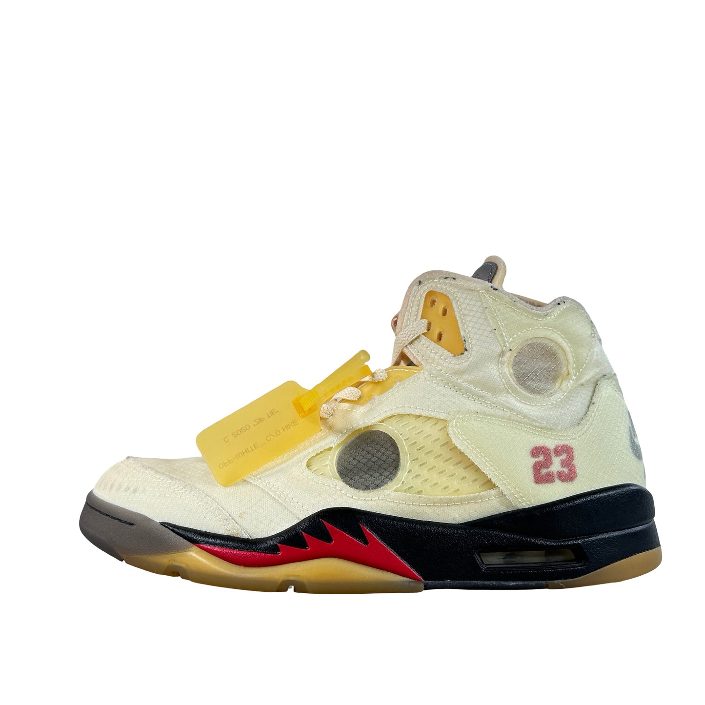 DH8565 100 Jordan 5 Retro Off-White Sail [USED] - 10.5 M (Used9)