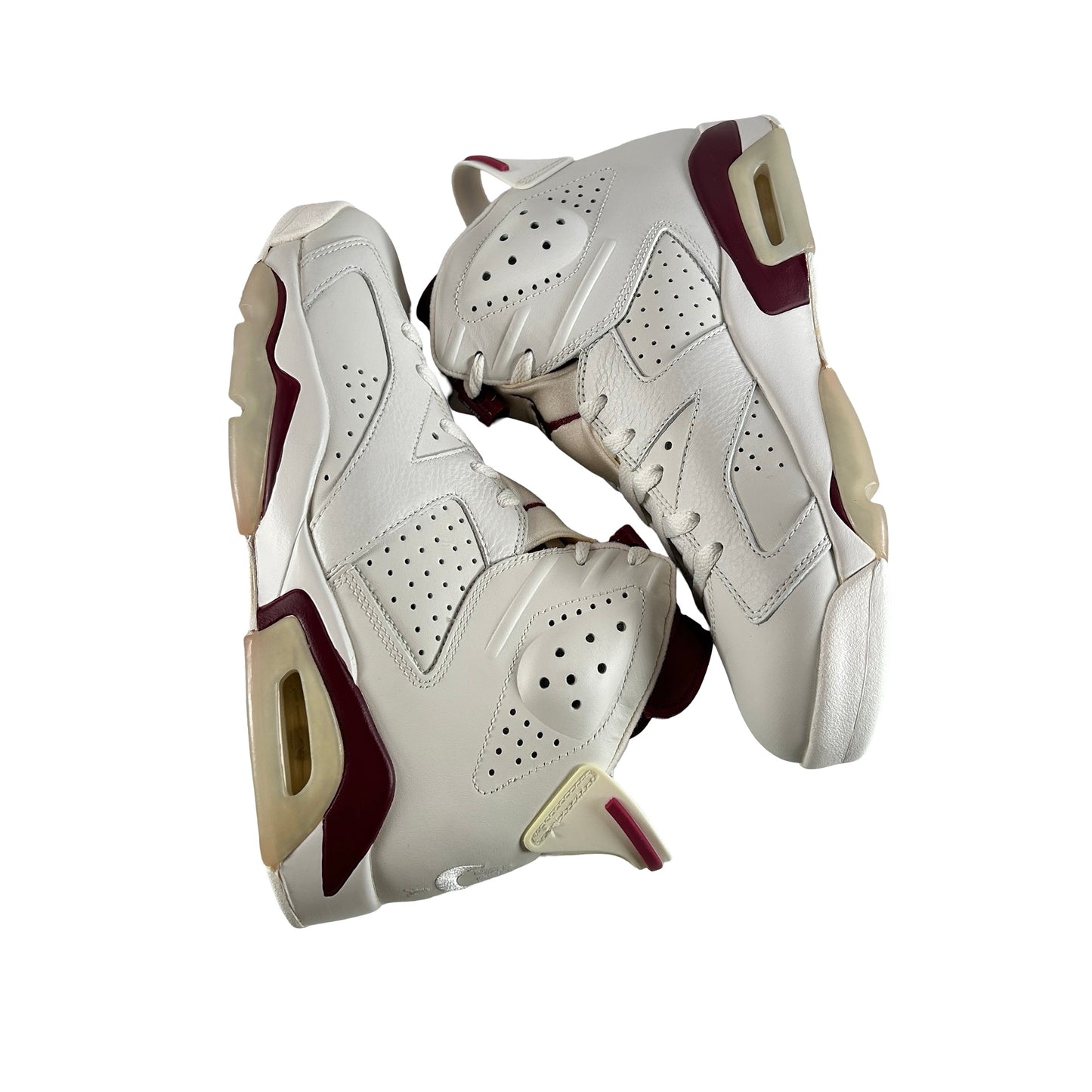384664 116 Jordan 6 Maroon [CONDITIONAL] - 8.5 M (Yellowing) (Damaged Box)