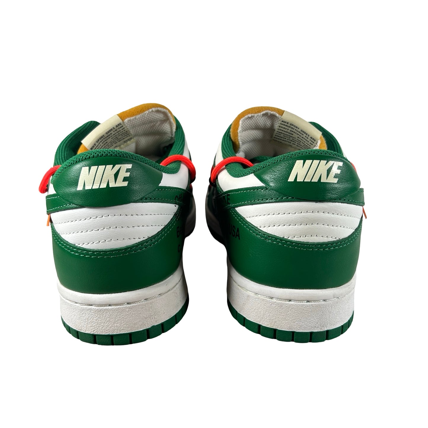 CT0856 100 Nike Dunk Low Off-White Green [USED] - 12 M (Used)