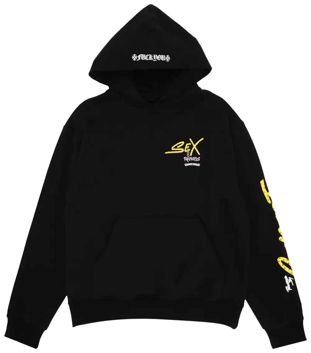 Chrome Hearts Matty Boy Sex Records Concept Hoodie Black