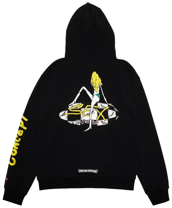 Chrome Hearts Matty Boy Sex Records Concept Hoodie Black