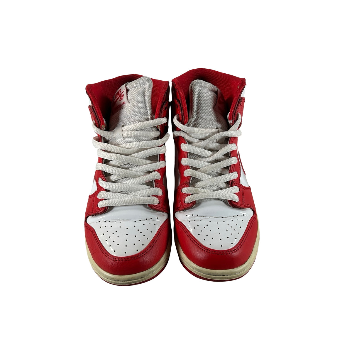 854851 661 Nike SB Dunk High Future Court Red - 7 M (Used)