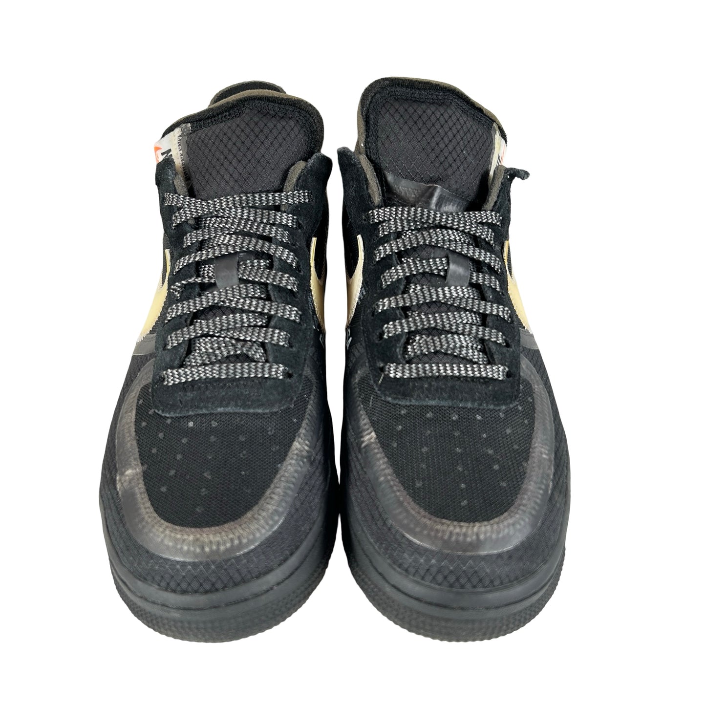 AO4606 001 Nike Air Force 1 Low Off-White Black White [USED] - 9 M (Used)