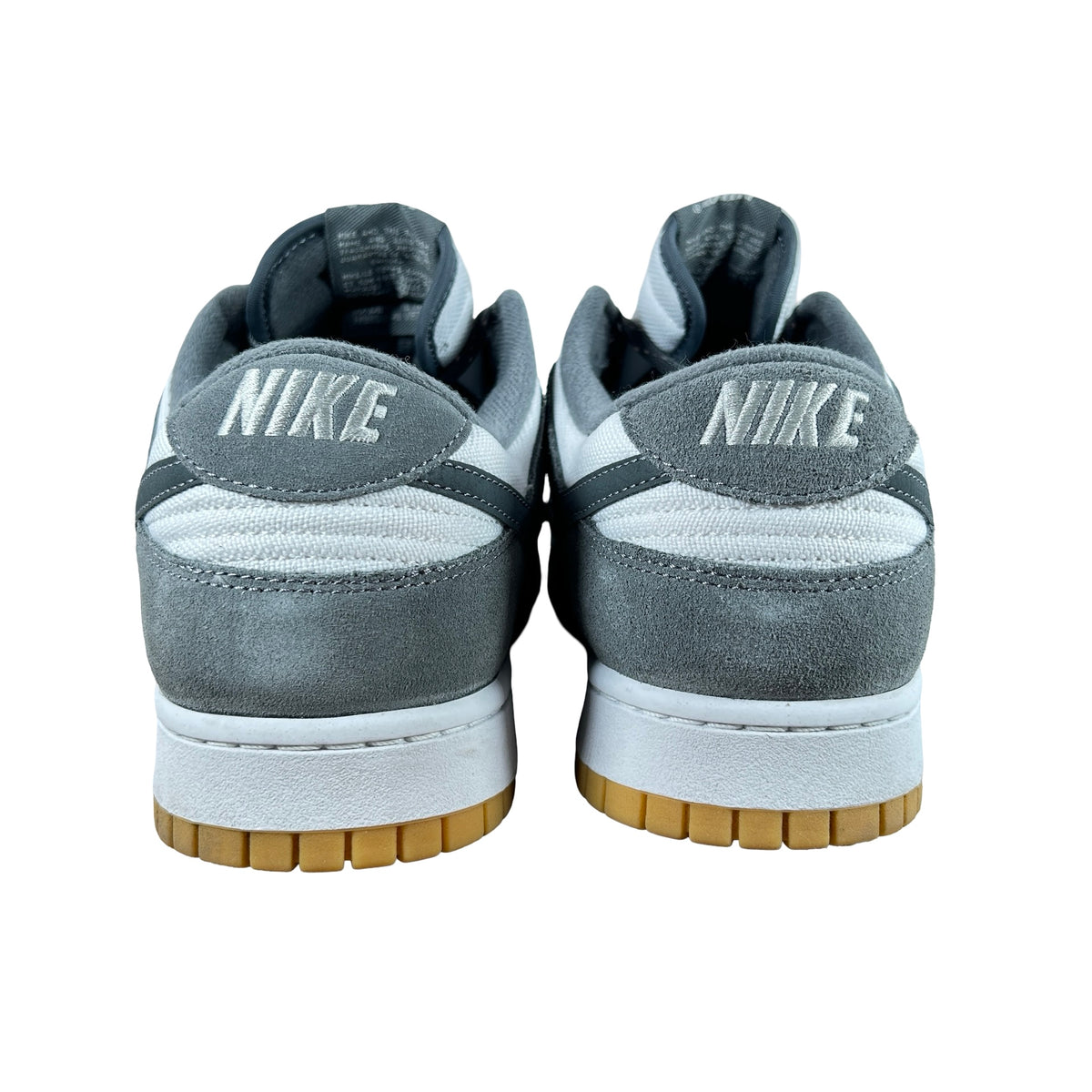 FV0389 100 Nike Dunk Low Smoke Grey Gum 3M Swoosh [USED] - 13 M (Used)