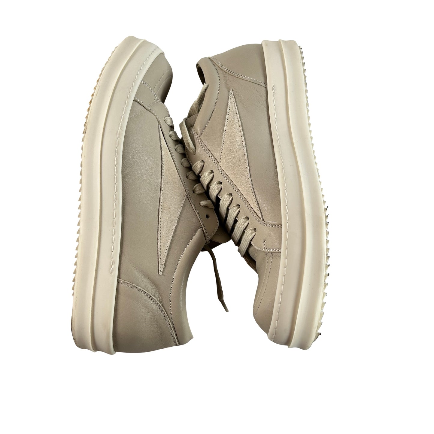 RU01F2897 LCOLVS 13811 Rick Owens Vintage Low Sand Milk [USED] - 42 EU / US 9 M (Used)