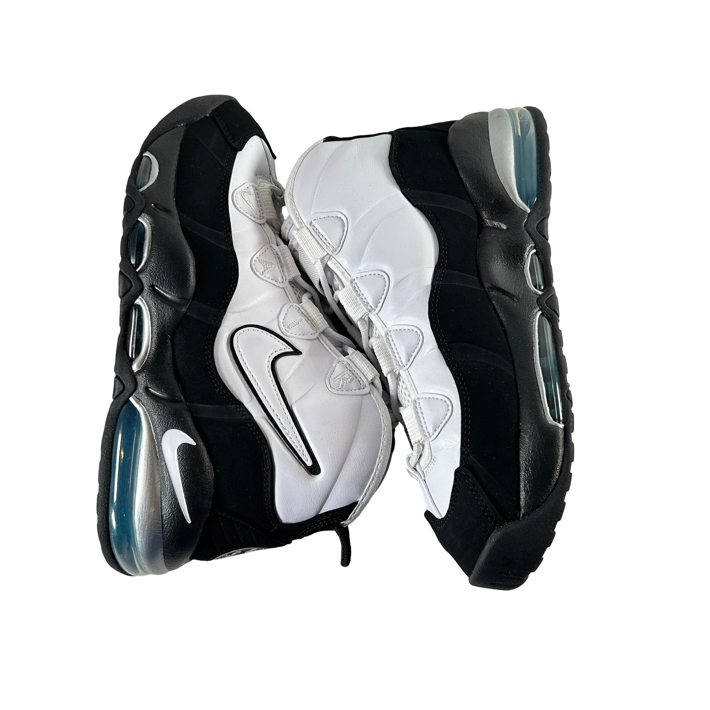 311090 100 Nike Air Max Uptempo 95 White Black Teal [USED] - 8.5 M (Used)
