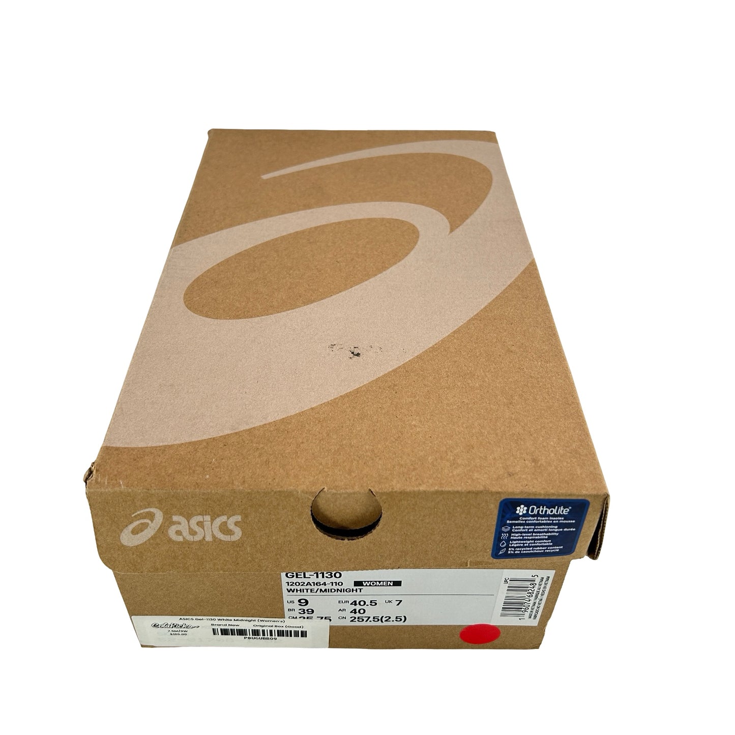 1202A164 110 ASICS Gel-1130 White Midnight (W) [USED] - 9 W (Used)