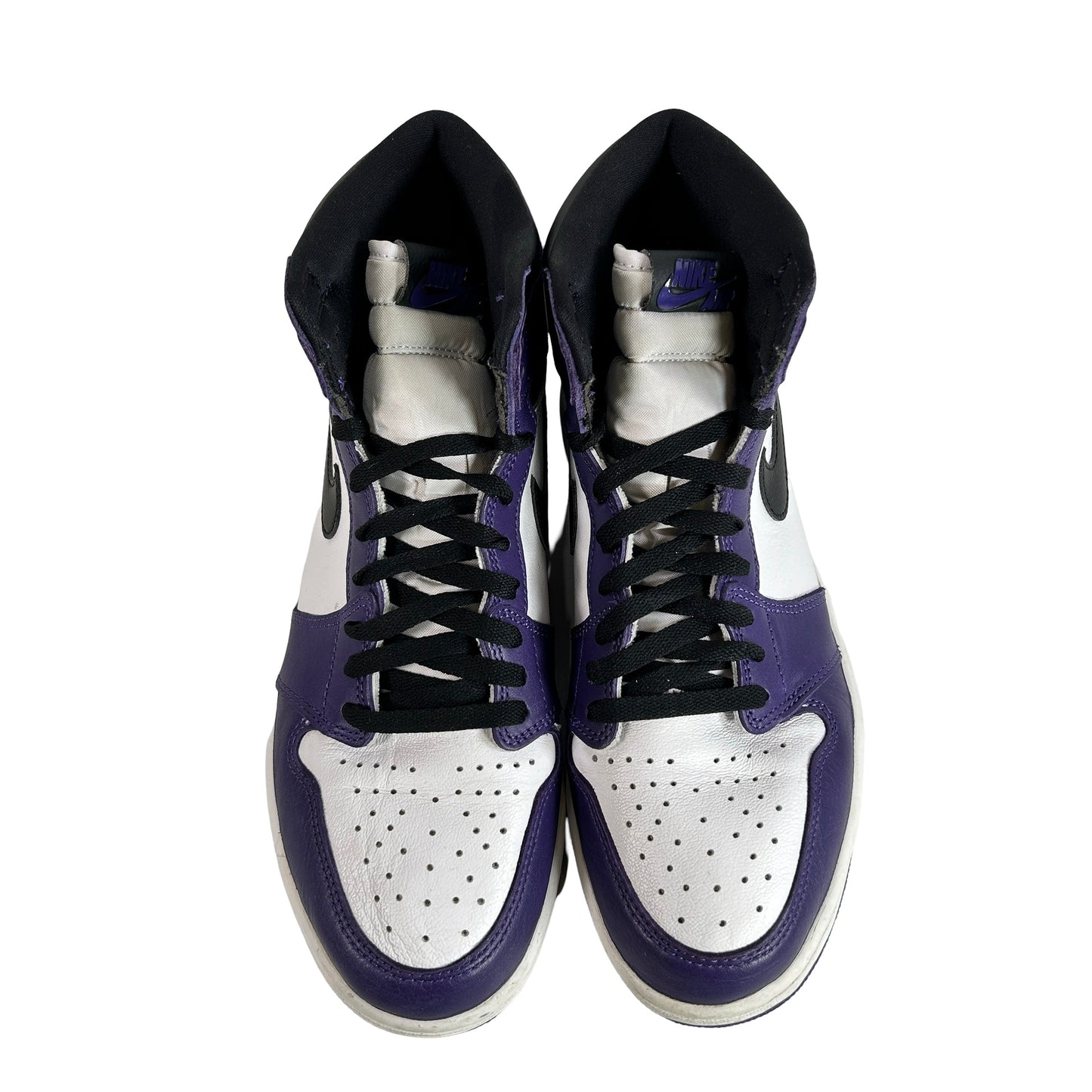 555088 500 Jordan 1 Court Purple [USED] - 10.5 M (Used) (No Box2)