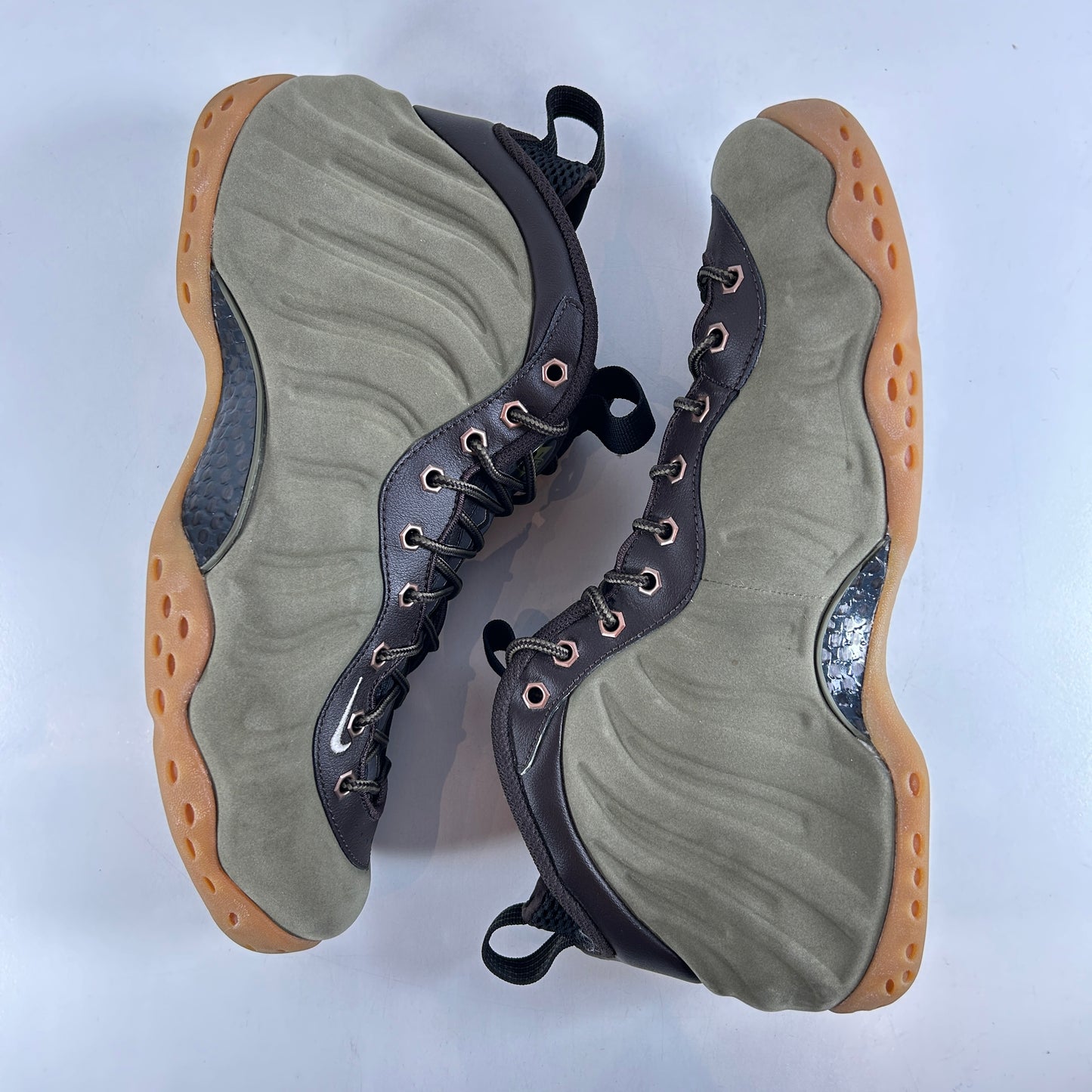 575420 200 Nike Air Foamposite One Olive [USED] - 11 M (VNDS) (Replace Box)