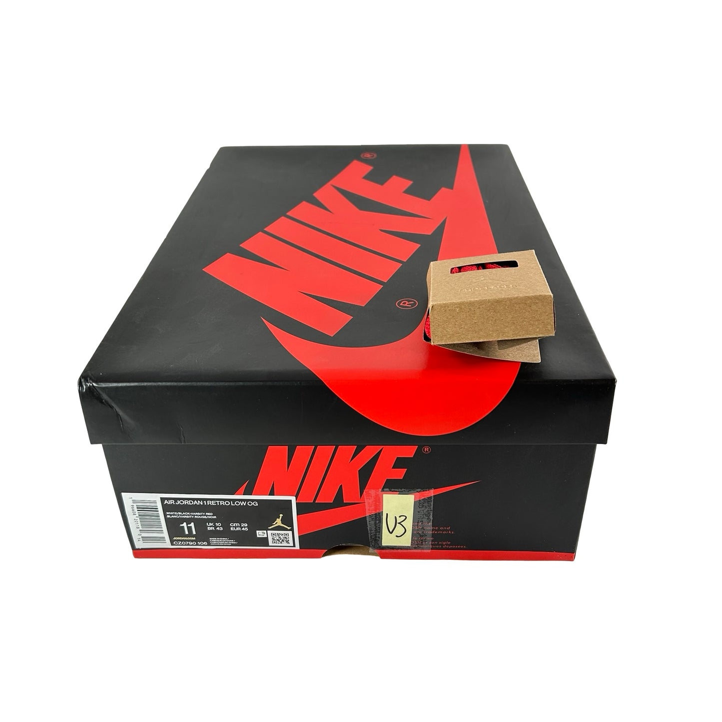 CZ0790 106  Jordan 1 Retro Low OG Black Toe (2023) [USED] - 11 M (Used3)