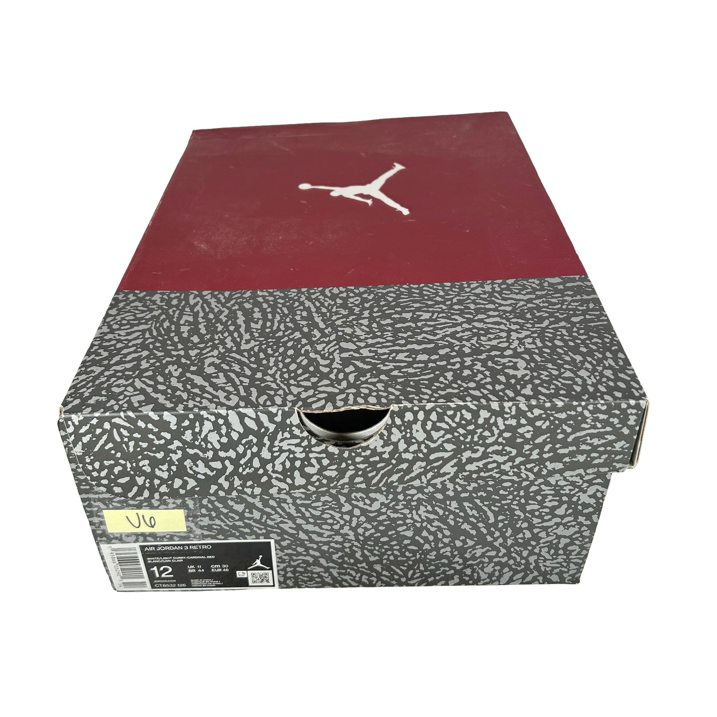CT8532 126 Jordan 3 Retro Cardinal Red [USED] - 12 M (Used6)