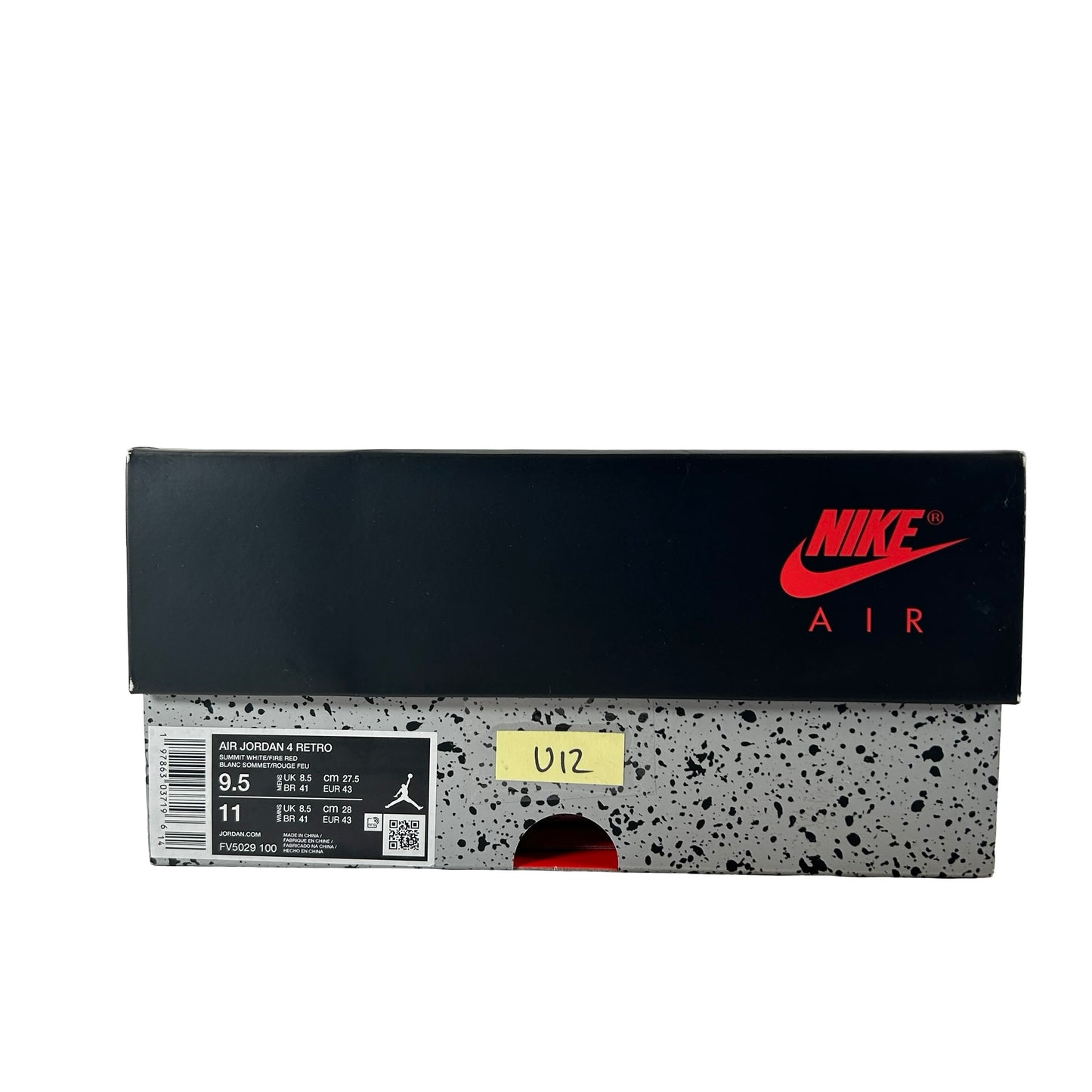 FV5029 100 Jordan 4 Retro White Cement (2025) [USED] - 9.5 M (Used12)