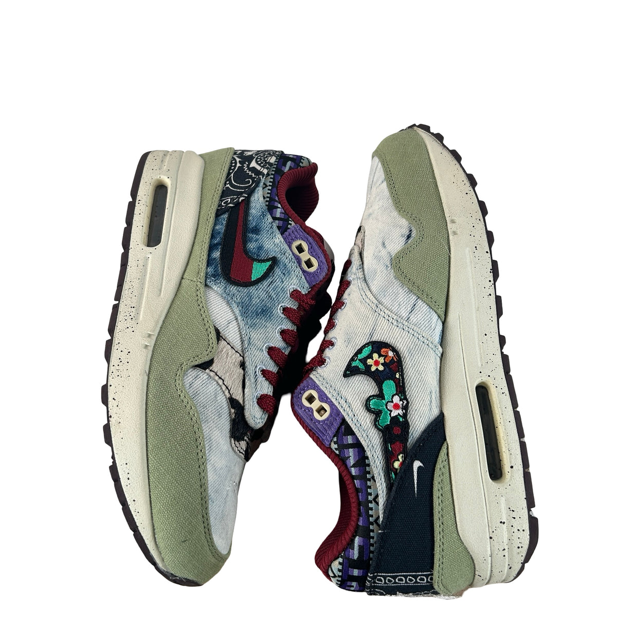 DN1803 300 Nike Air Max 1 Concepts Denim Olive Canvas [USED] - 5.5 M (Used)