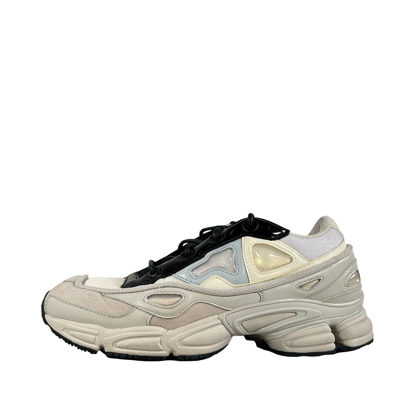B22537 adidas Ozweego 3 Raf Simons Cream White Core Black [USED] - 9 M (Used)