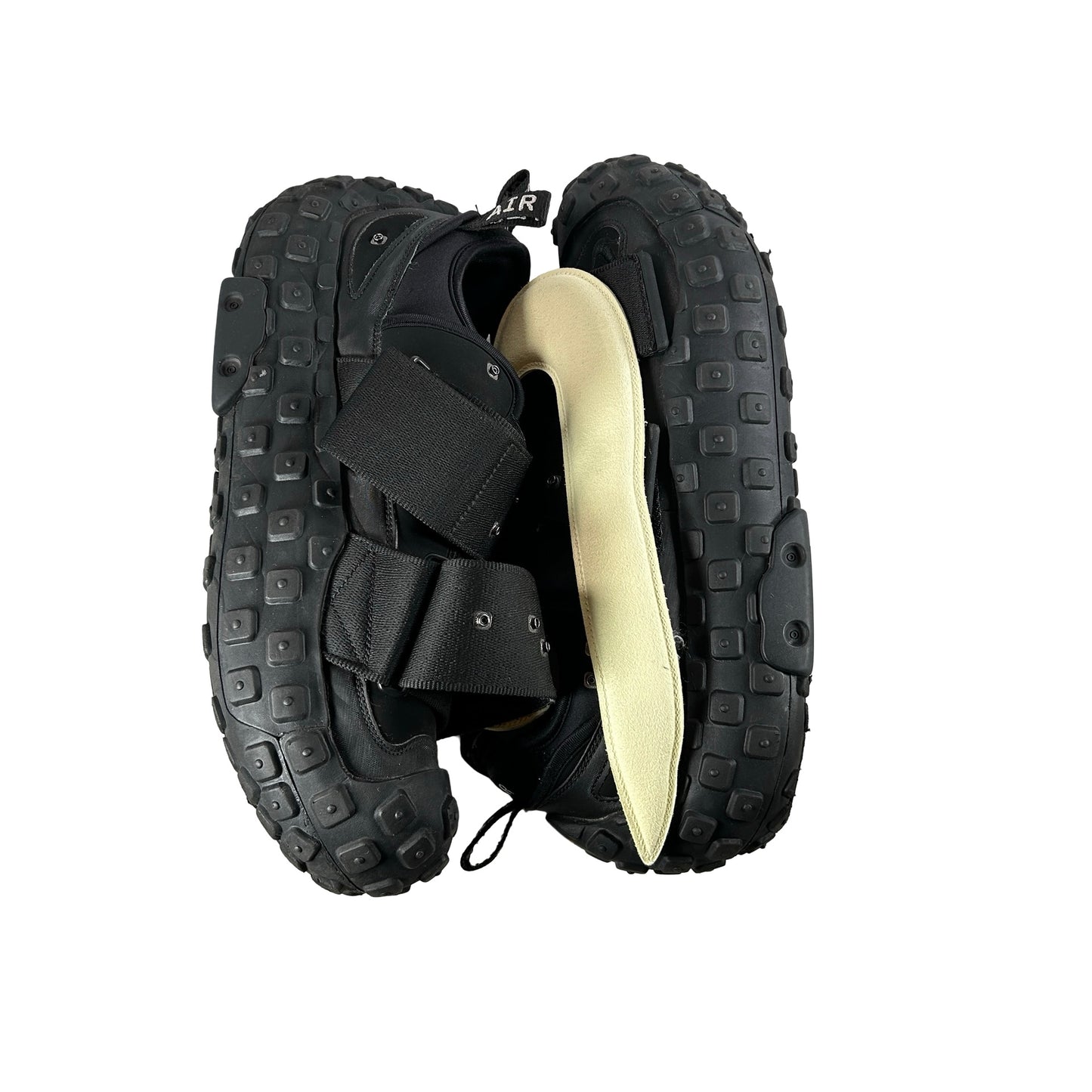 DV7164 001 Nike CPFM Air Flea 2 Cactus Plant Flea Market Black Alabaster [USED] - 12 M (Used)