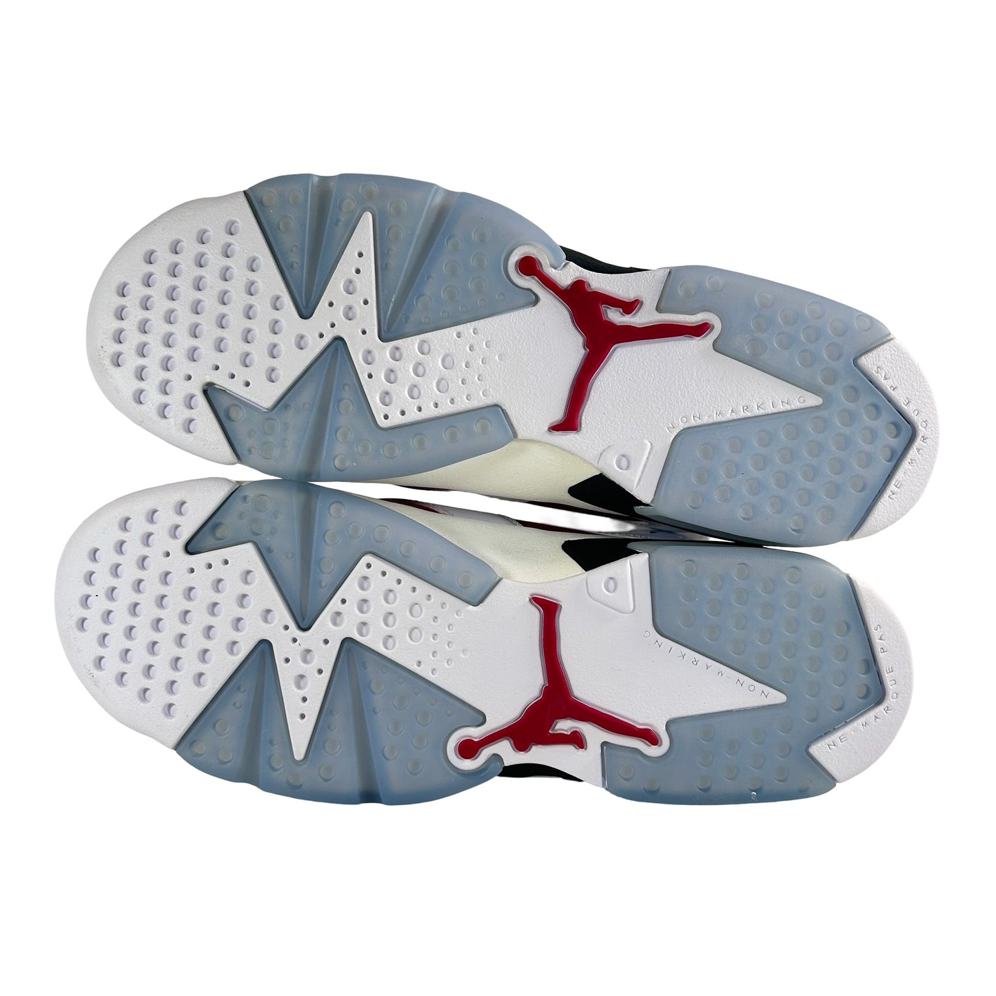 384665 106 Jordan 6 Retro Carmine (2021) (GS) [CONDITIONAL] - 7 Y (Yellowing) (Damaged Box)