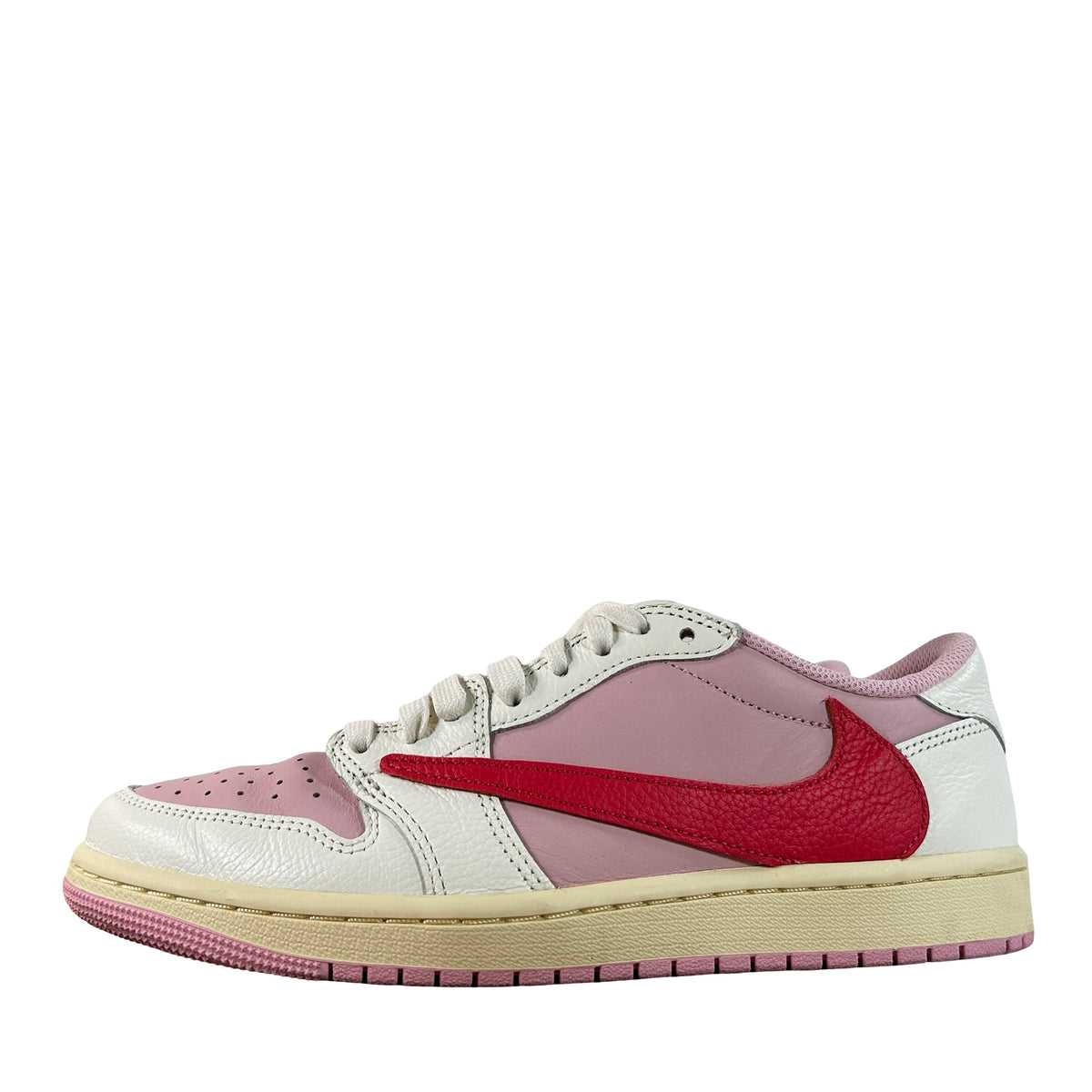 IQ7604 101 Jordan 1 Retro Low OG SP Travis Scott Sail Tropical Pink [USED] - 8 M (Used3)