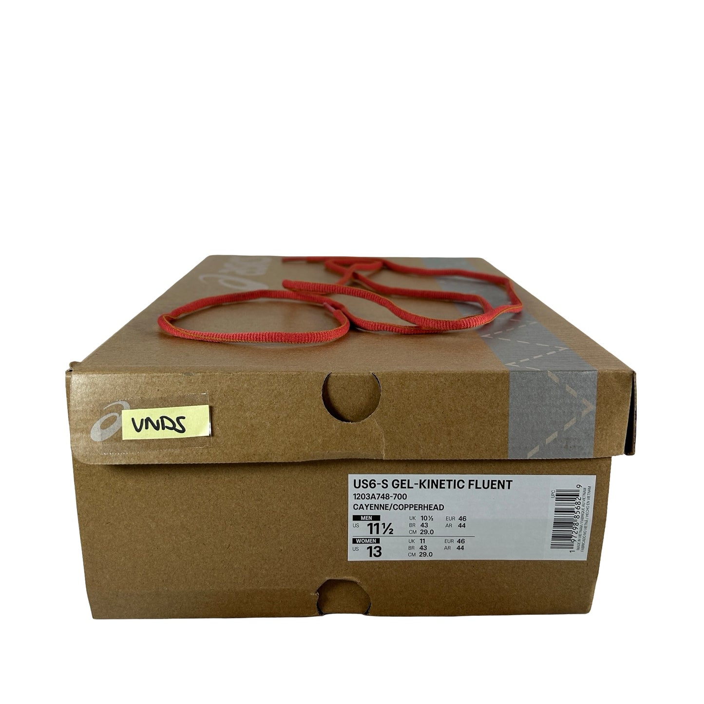 1203A748 700 ASICS US6-S Gel-Kinetic Fluent Kiko Kostadinov Cayenne [USED] - 11.5 M (VNDS)