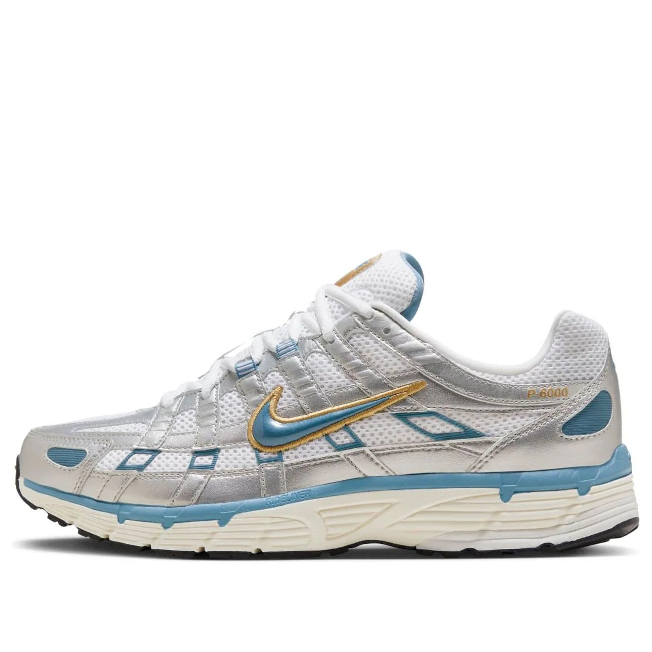 HJ7246 100 Nike P-6000 Metallic Silver Aegean Storm
