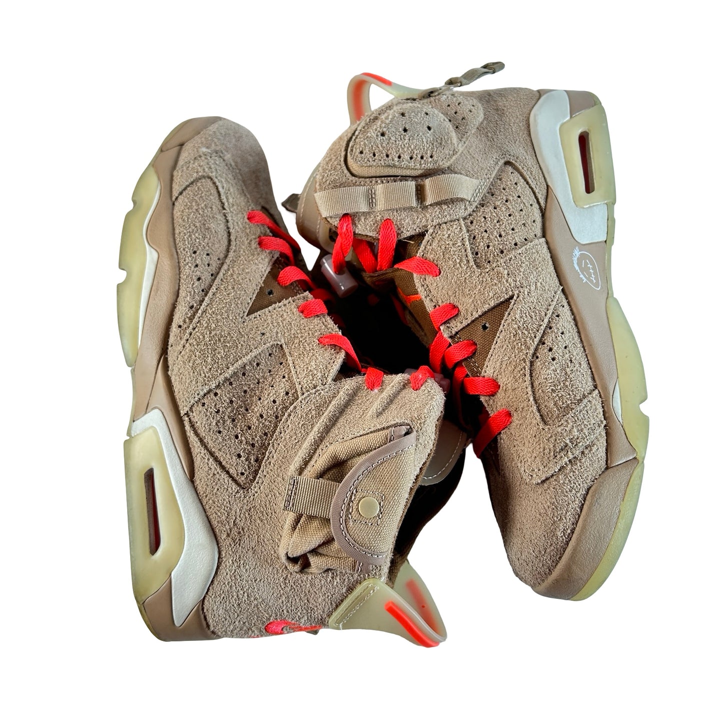 DH0690 200 Jordan 6 Retro Travis Scott British Khaki [USED] - 8.5 M (Used8)