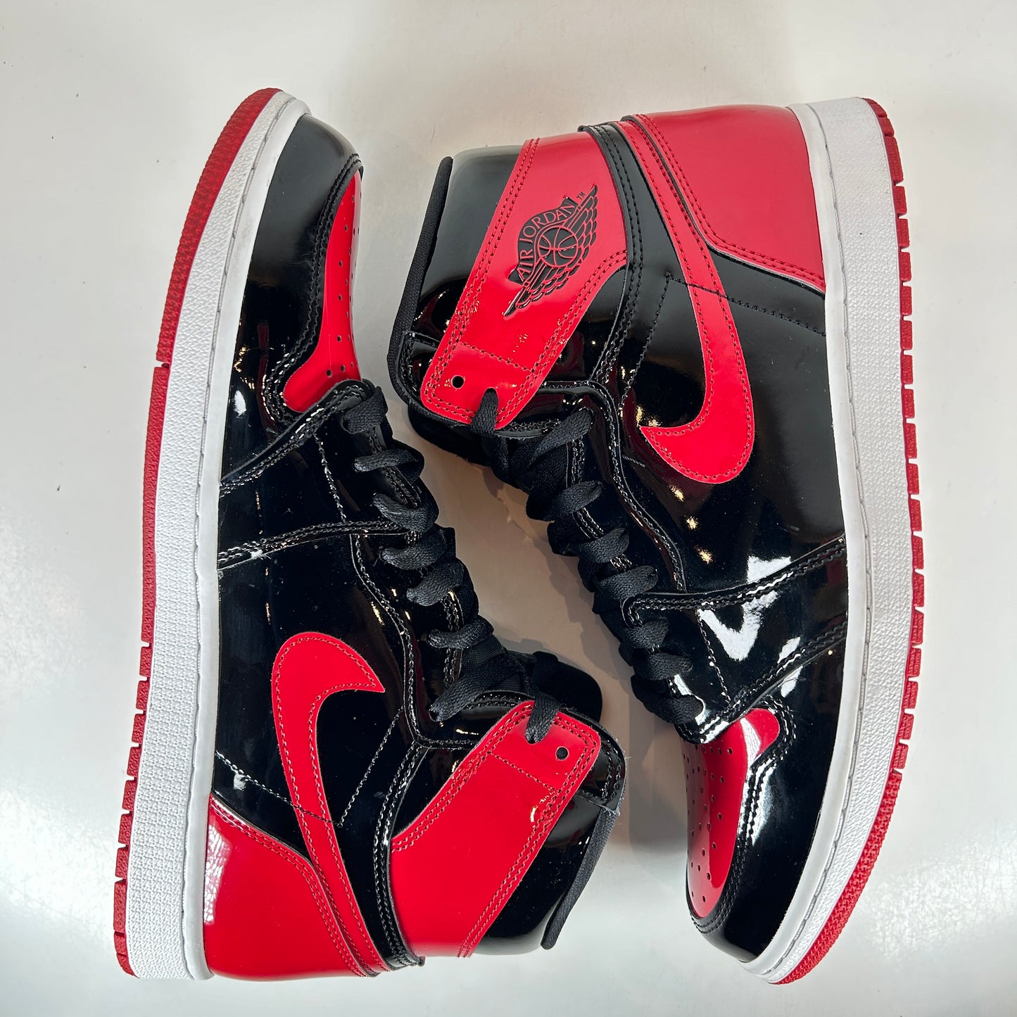 555088 063 Jordan 1 Retro High OG Patent Bred [USED] - 11.5 M (Used)