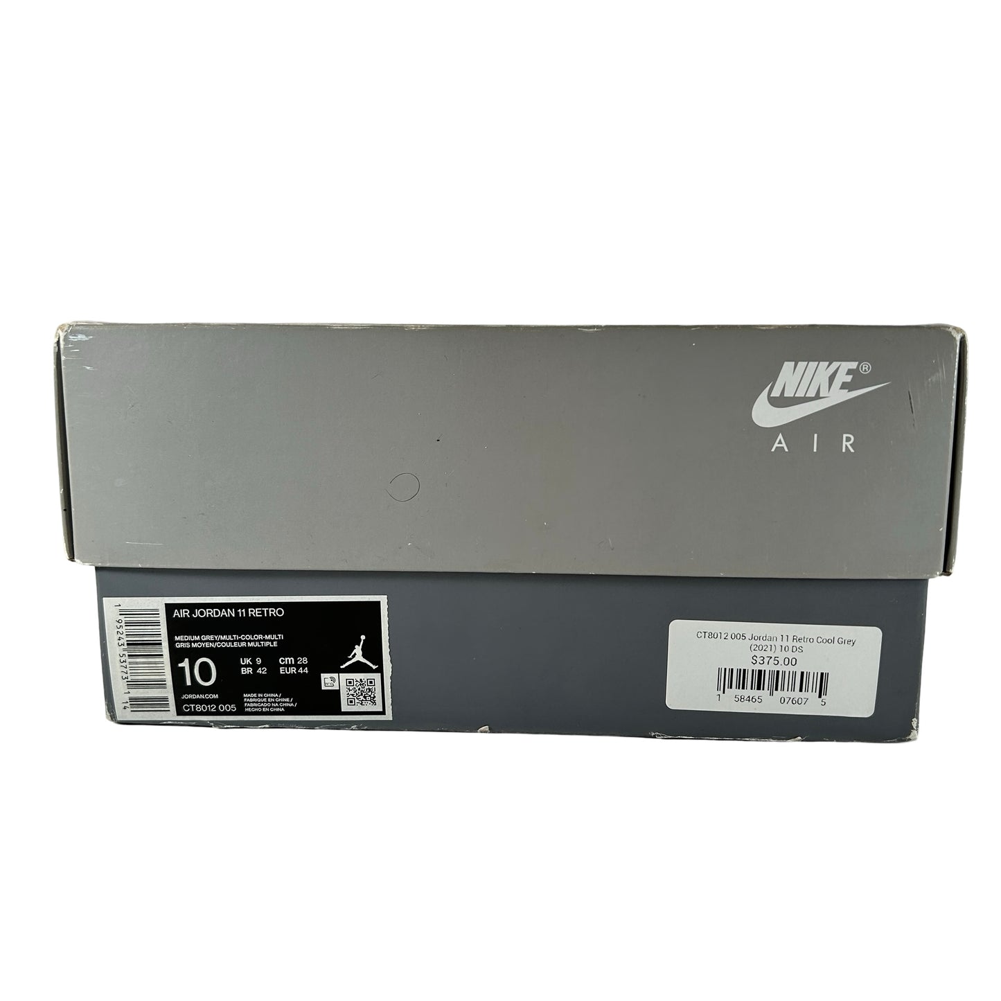 CT8012 005 Jordan 11 Retro Cool Grey (2021) [USED] - 10 M (Used10)