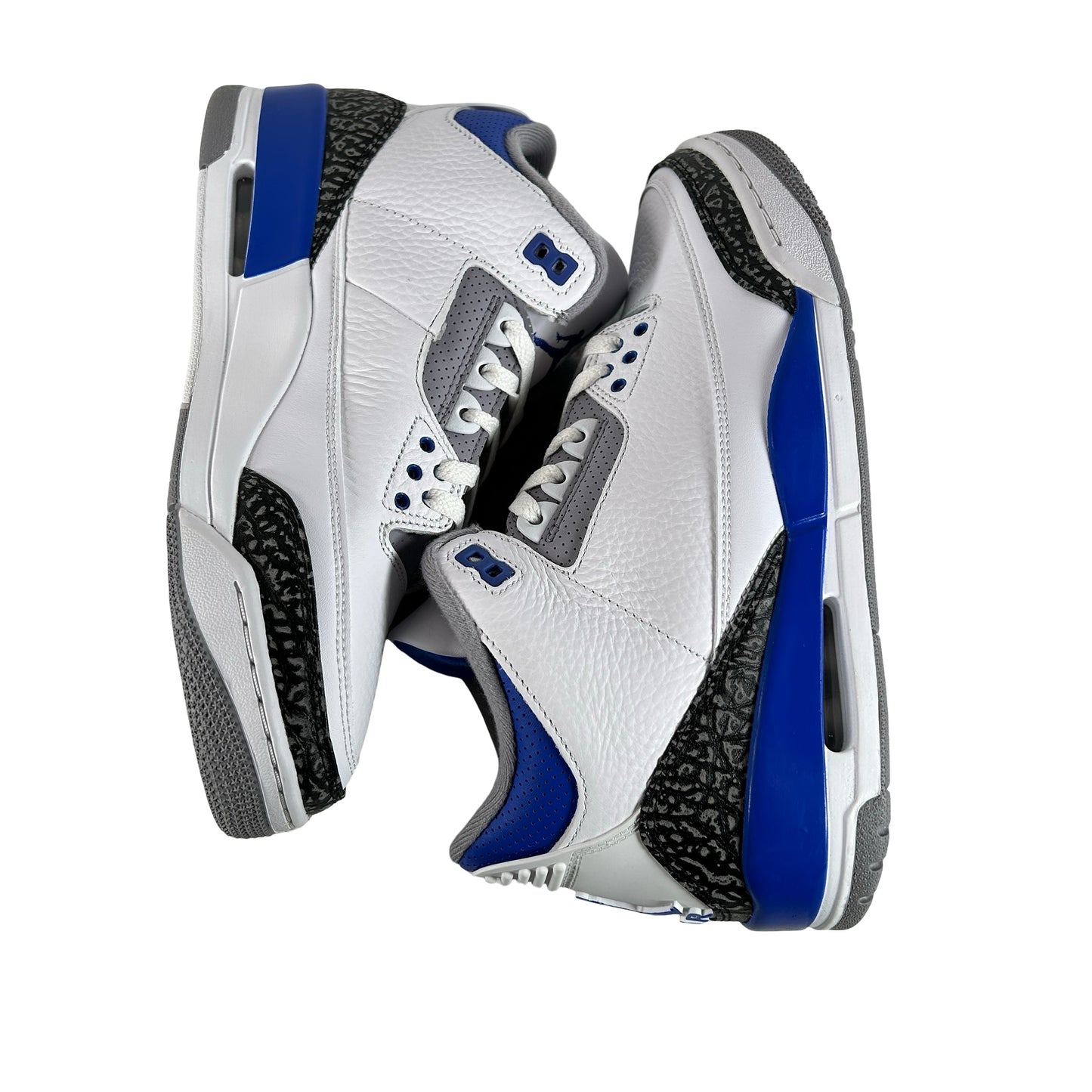 CT8532 145 Jordan 3 Retro Racer Blue [CONDITIONAL] - 9 M (Yellowing)