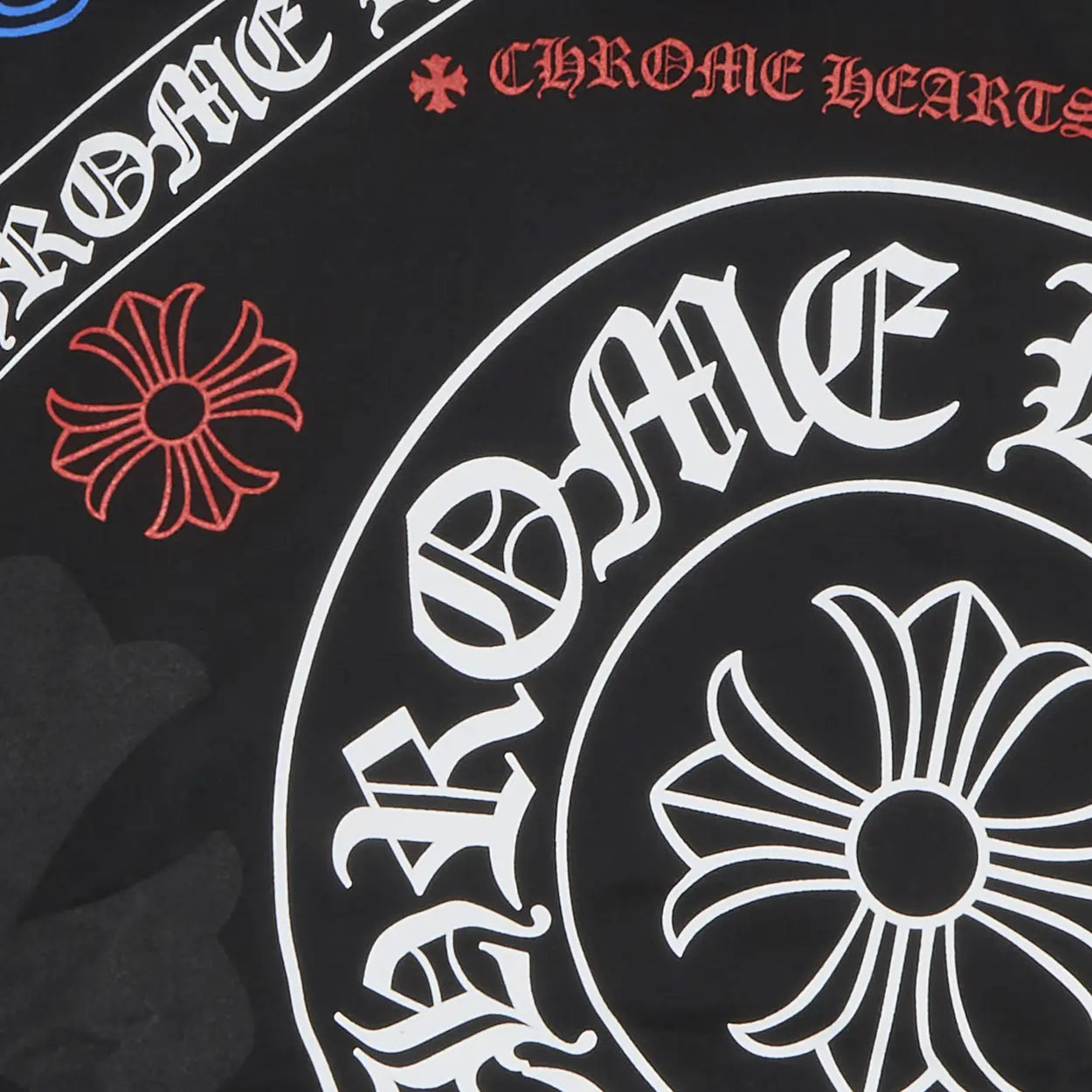 Chrome Hearts Stencil Hoodie Black/Multicolor [USED] - L (Used)