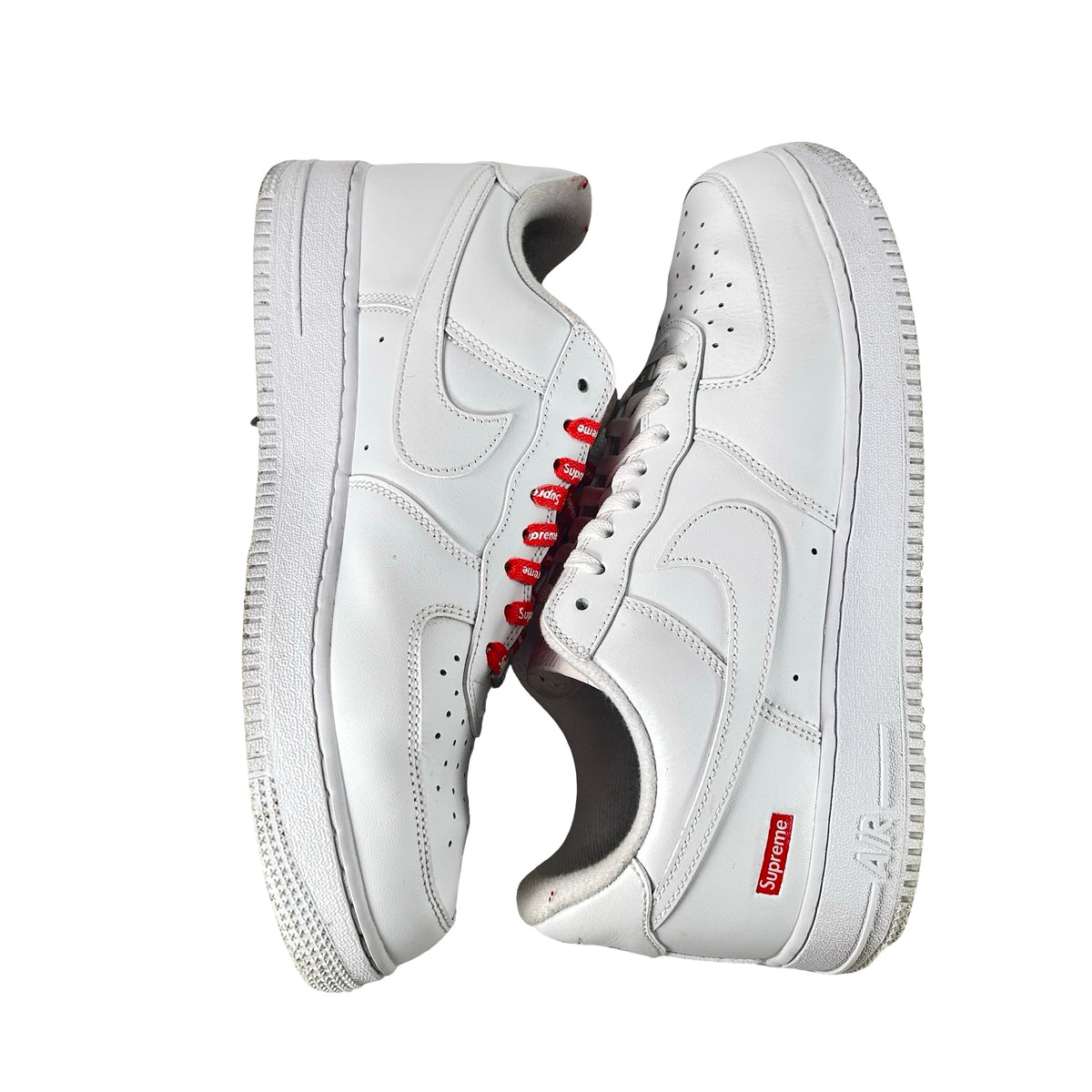 CU9225 100 AF1 Low Supreme White [USED] - 12 M (Used) (No Box) (Replace Box)